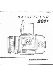 Hasselblad 201 F manual. Camera Instructions.
